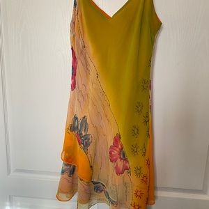 Bright colored  Barbecue style dress
